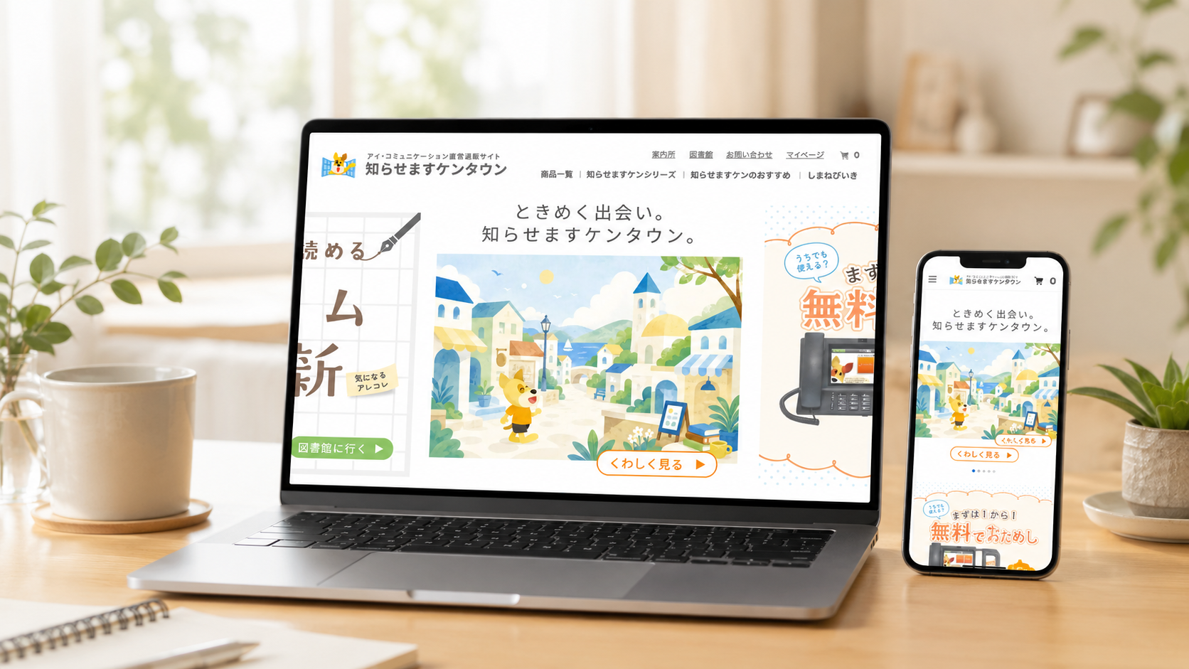 知らせますケンタウン